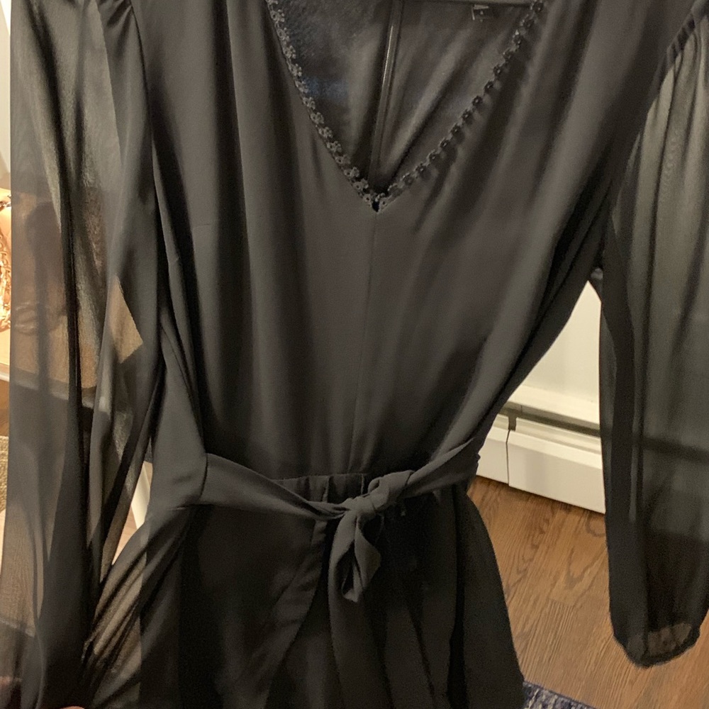 Long sleeve black Express romper